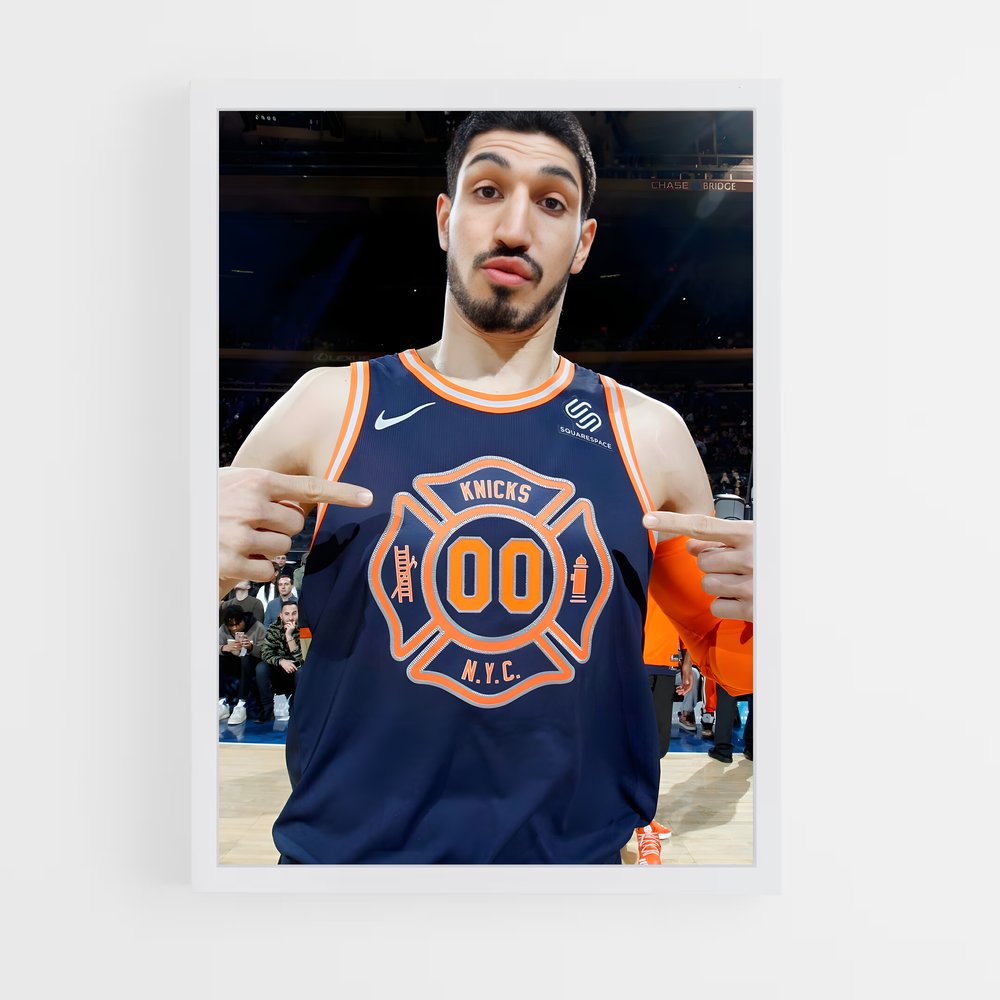 Poster L'Attitude d'Enes – affiche Basketball (vue 3)